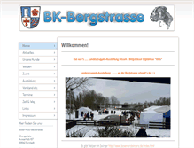 Tablet Screenshot of boxer-klub-bergstrasse.de